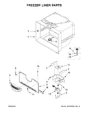 Freezer liner parts
