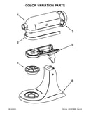 Color variation parts