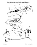 Motor and control unit parts