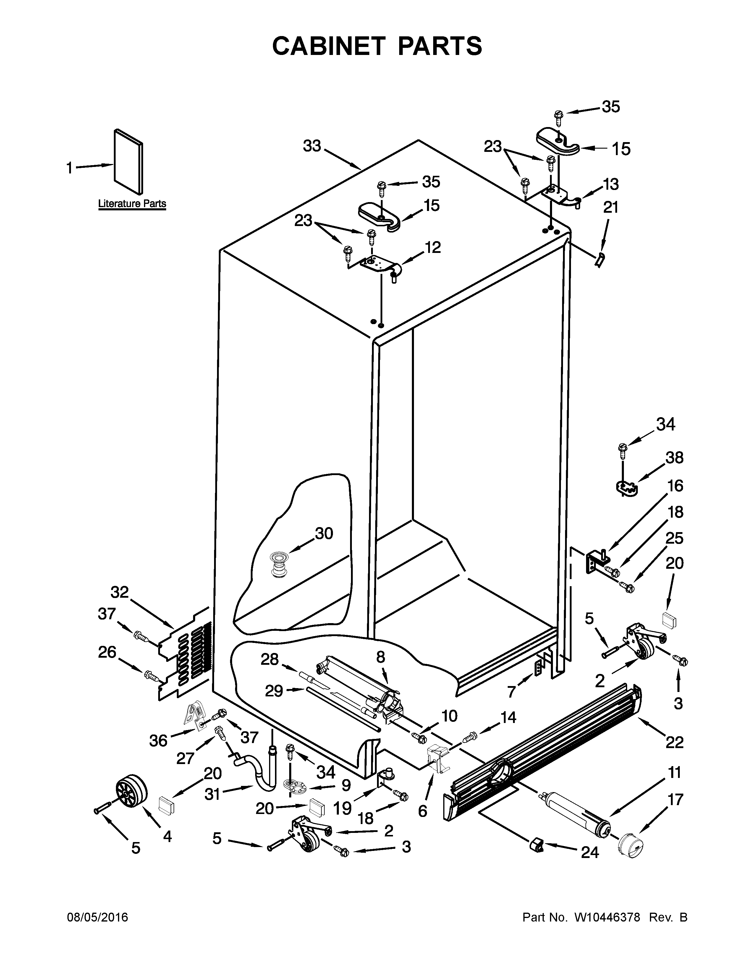 CABINET PARTS