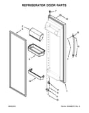 Refrigerator door parts