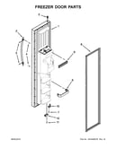 Freezer door parts