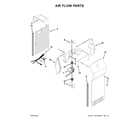KitchenAid KSRV22FVMS04 air flow parts diagram