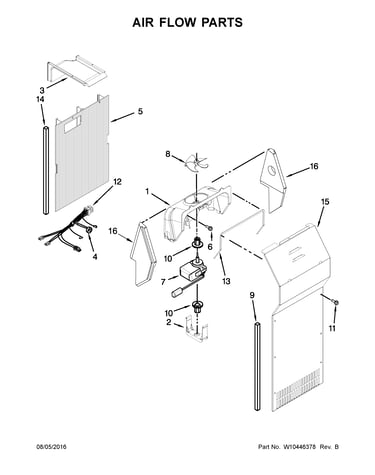 Air flow parts