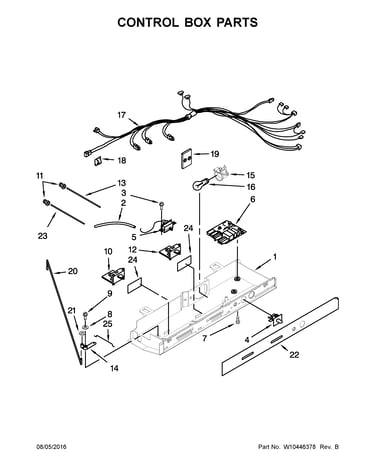 Control box parts