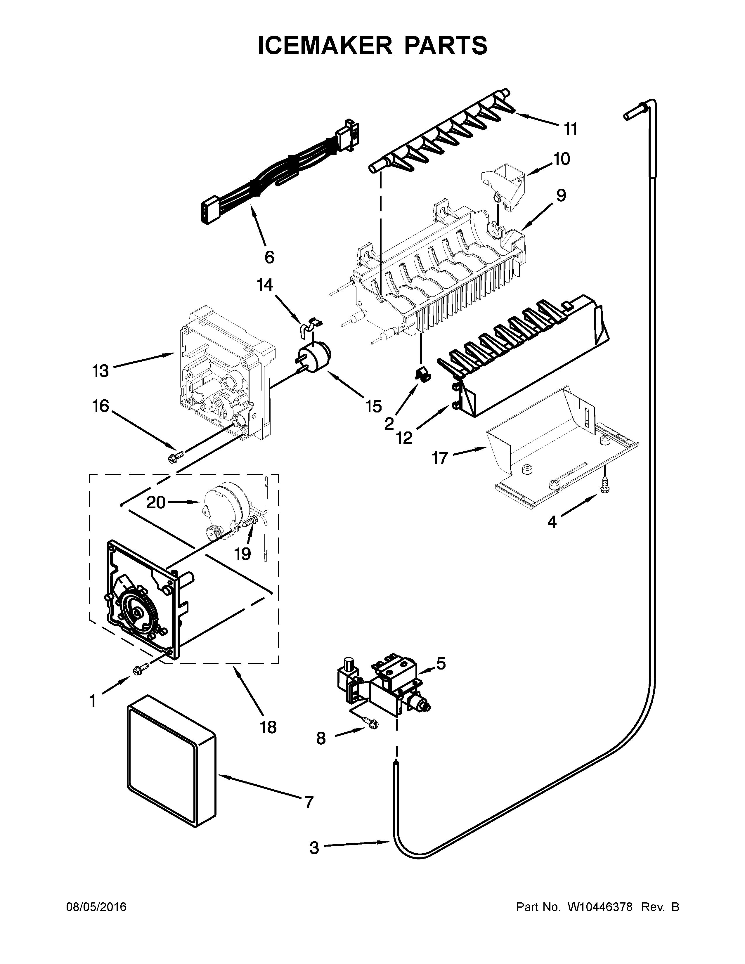 ICEMAKER PARTS