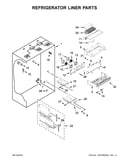 Refrigerator liner parts