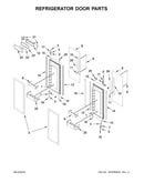Refrigerator door parts