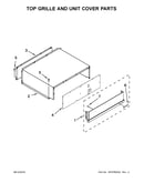 Top grille and unit cover parts
