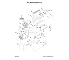 KitchenAid KBFN502ESS00 ice maker parts diagram