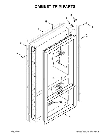 Cabinet trim parts
