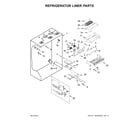 KitchenAid KBFN402ESS00 refrigerator liner parts diagram