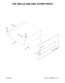 Top grille and unit cover parts