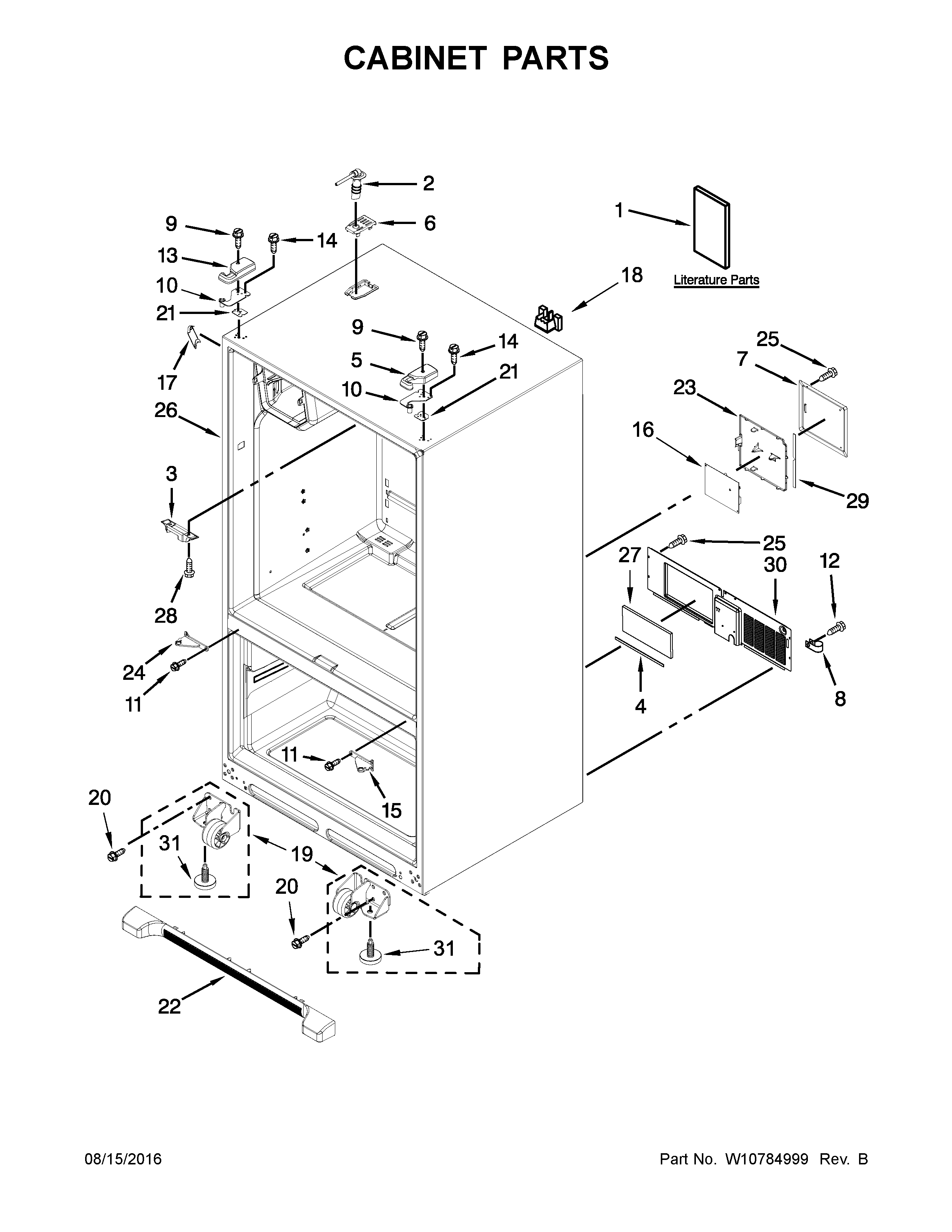 CABINET PARTS