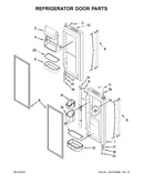 Refrigerator door parts