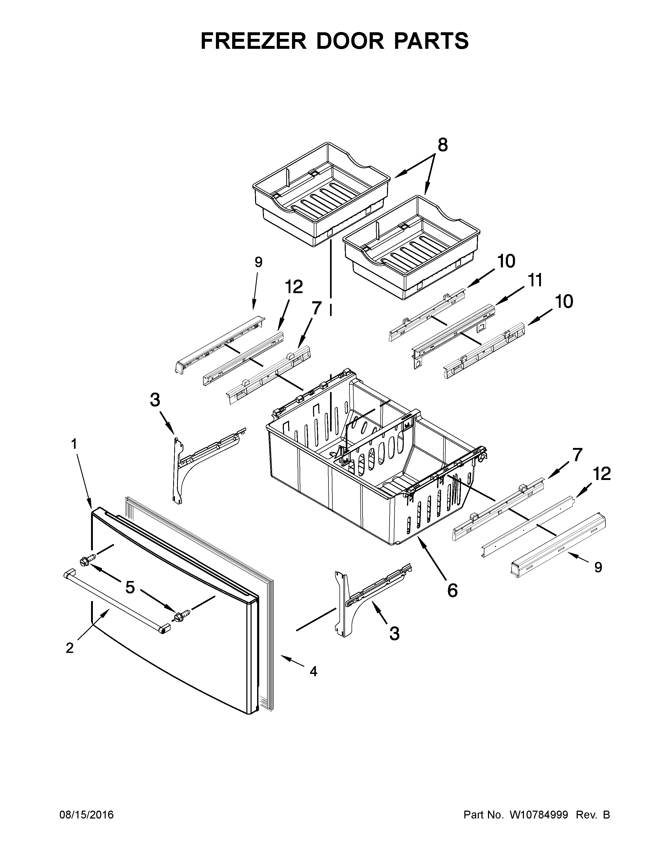 FREEZER DOOR PARTS