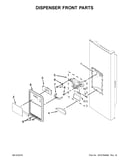 Dispenser front parts