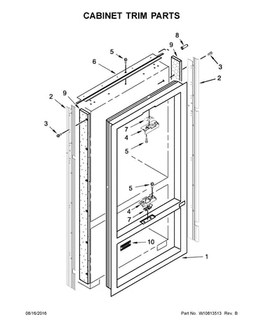 Cabinet trim parts