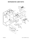 Refrigerator liner parts