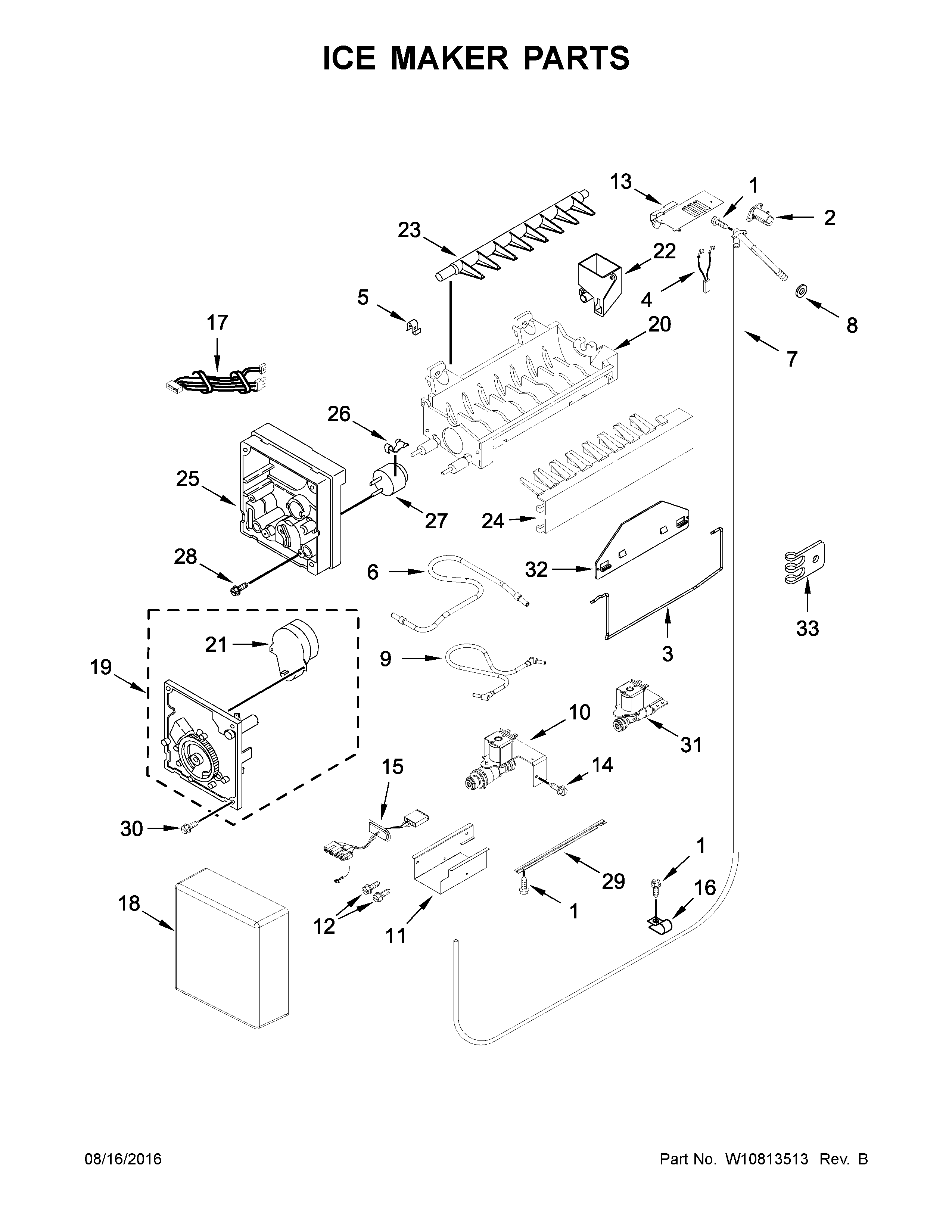 Ice maker parts
