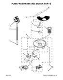 Pump, washarm and motor parts