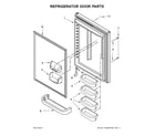 Whirlpool 5GBB2258EA00 refrigerator door parts diagram