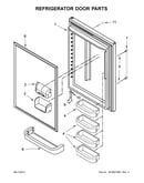 Refrigerator door parts