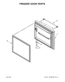 Freezer door parts