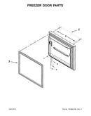 Freezer door parts