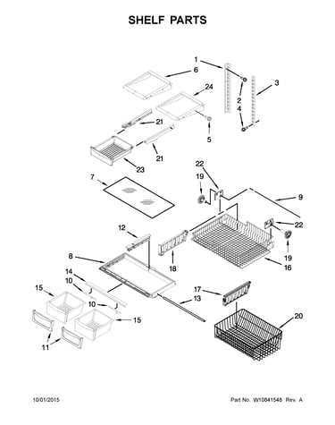 Shelf parts