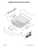 Lower rack and track parts