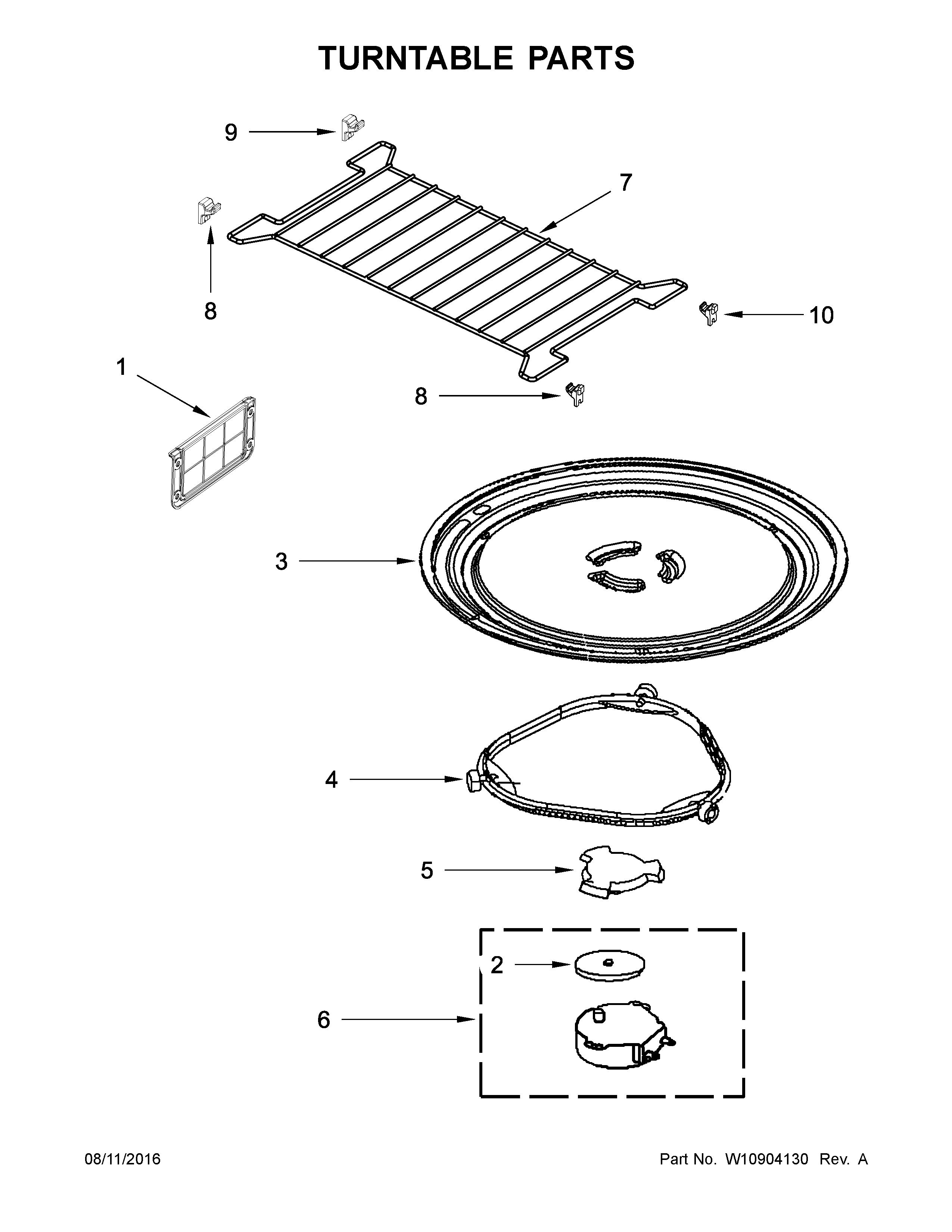 Turntable parts