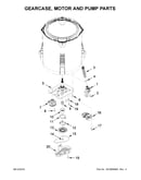 Gearcase, motor and pump parts