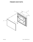 Freezer door parts
