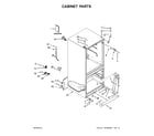 Maytag MFF2055YEW01 cabinet parts diagram