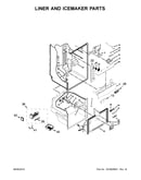 Liner and icemaker parts