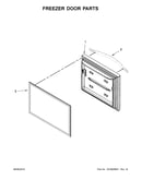 Freezer door parts