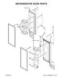 Refrigerator door parts