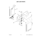 Amana ASD2575BRB03 air flow parts diagram