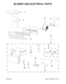 Blower and electrical parts