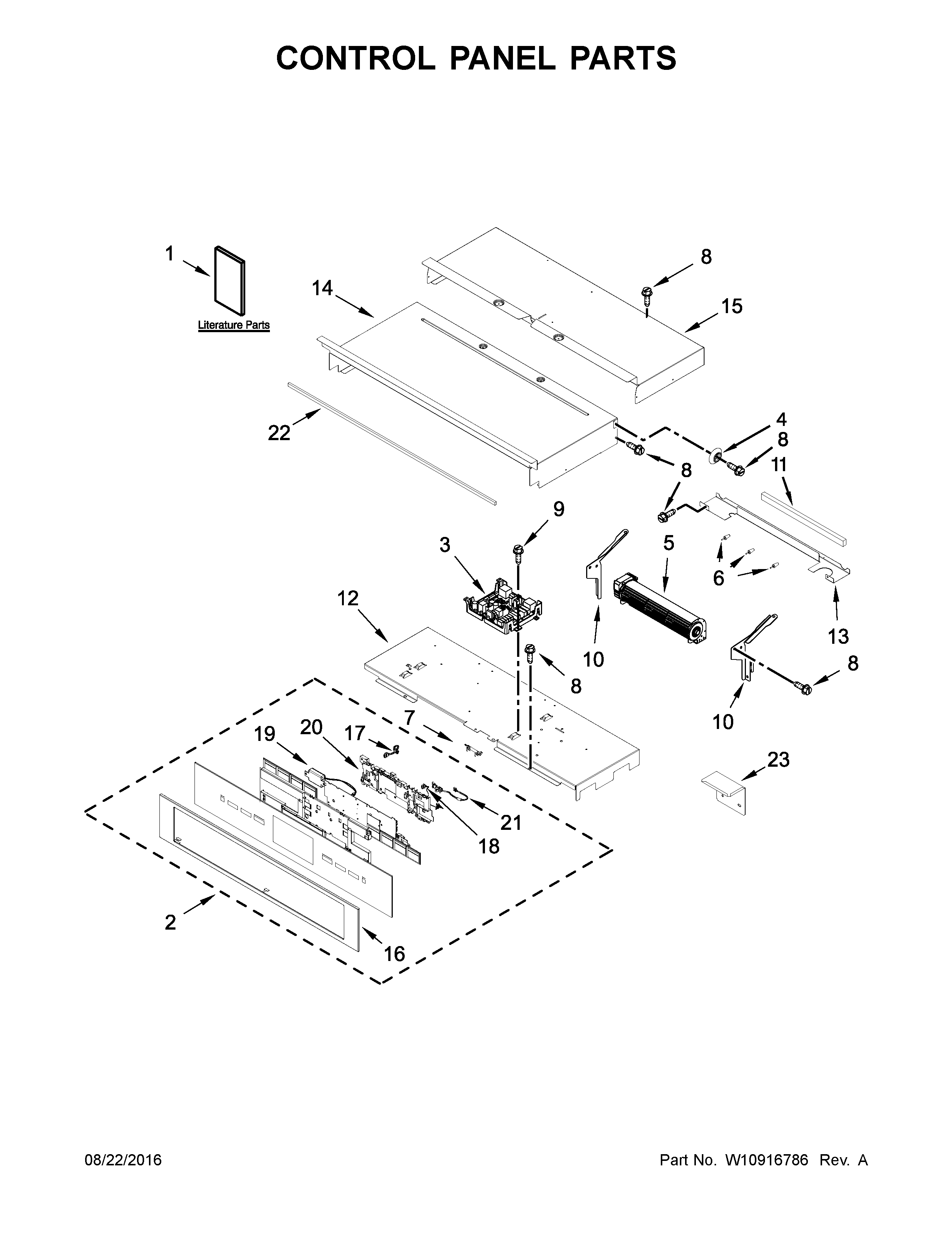 Control panel parts