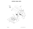 Jenn-Air JJW3830DS02 control panel parts diagram