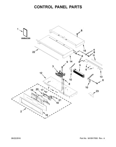 Control panel parts