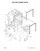 Tub and frame parts