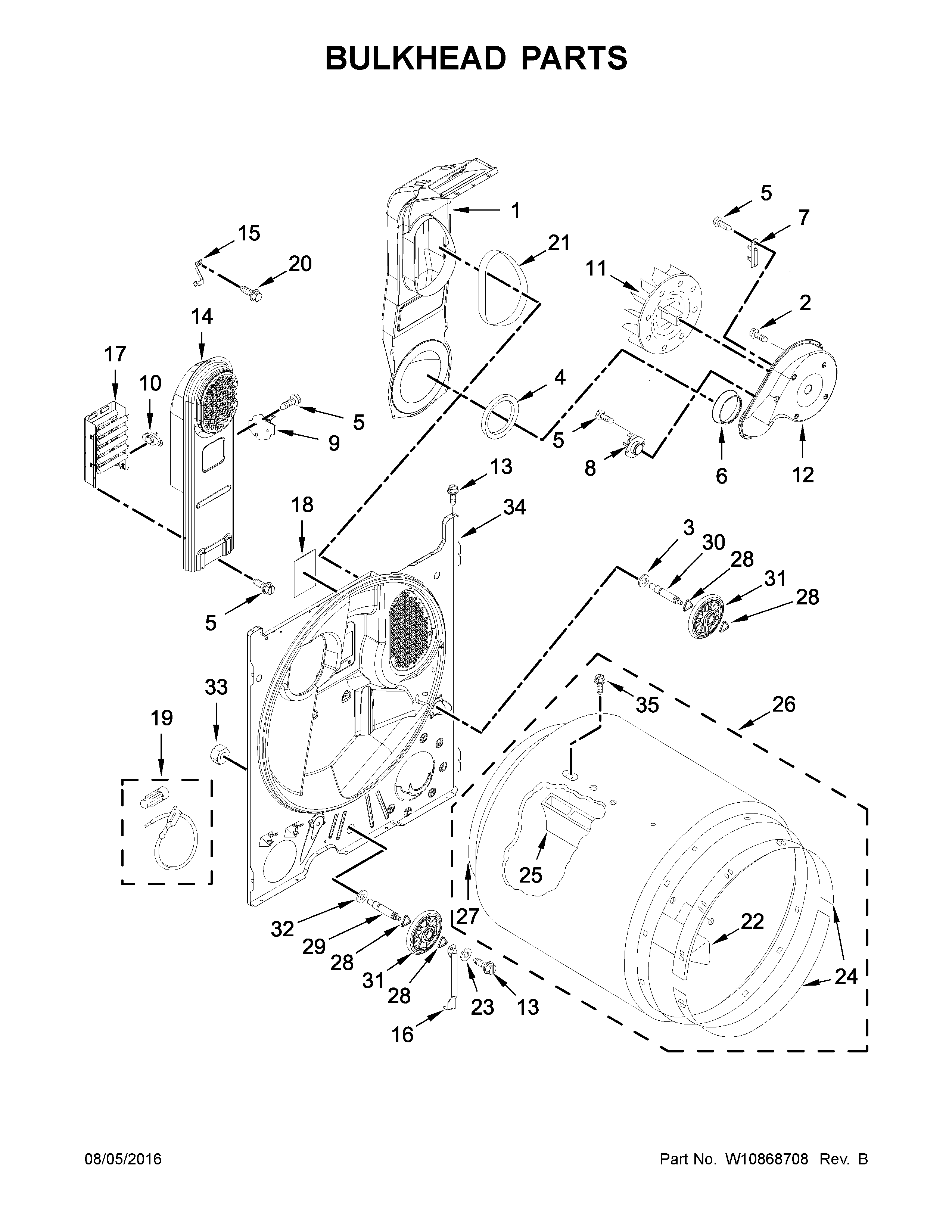 Bulkhead parts