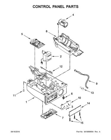Control panel parts