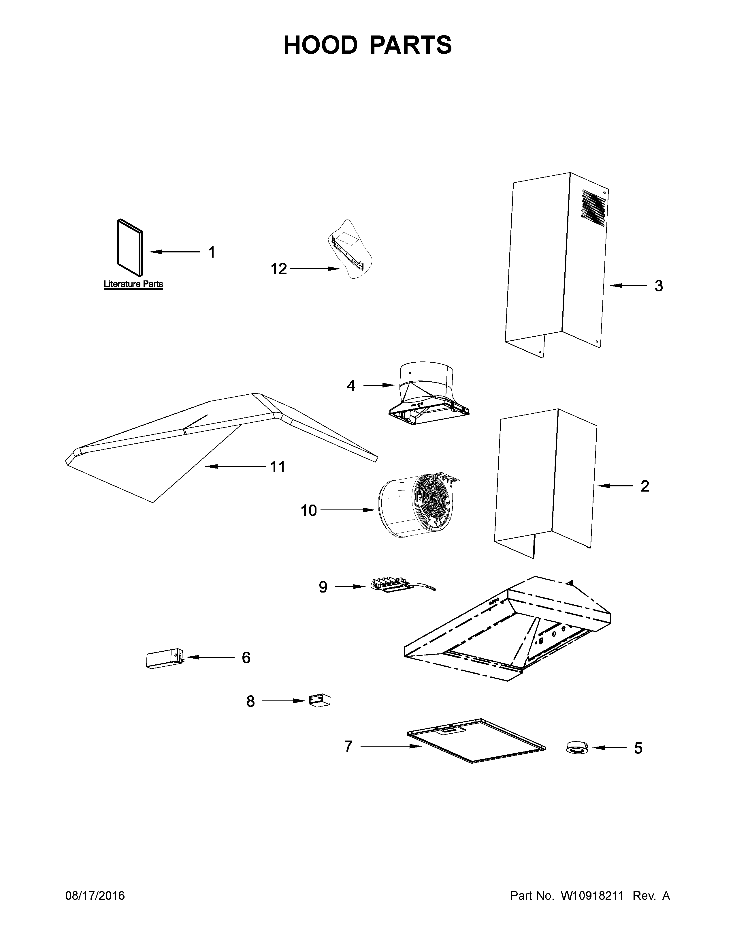 HOOD PARTS