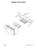 Freezer door parts