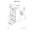 Maytag MFF2258FEZ00 cabinet parts diagram