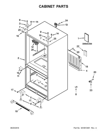 Cabinet parts